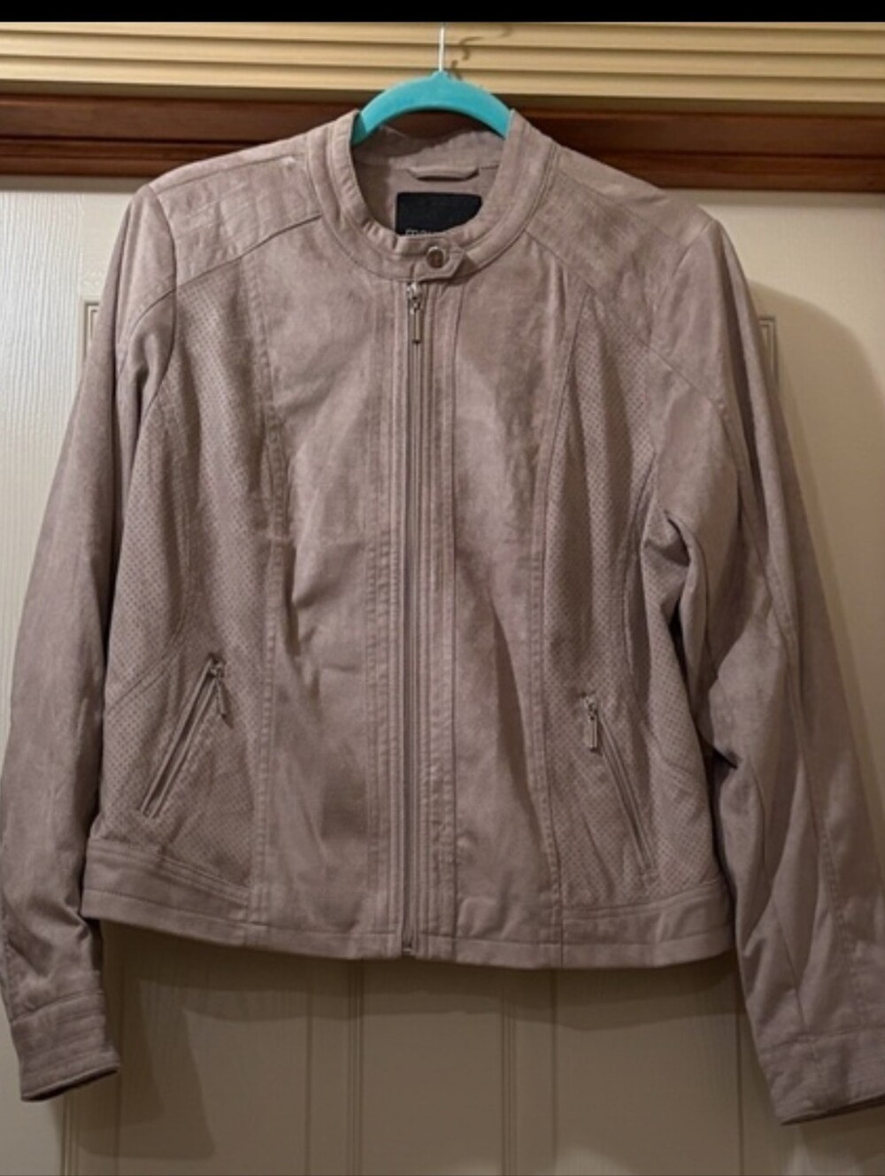 Suede- Light Taupe Women’s Jacket - Soft